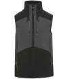 RG681 TRA749 Regatta 4TEX Stretch Three Layer Soft Shell Bodywarmer Slate Grey / Black colour image